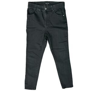 Universal Standard Riviera Classic Black High Rise Stretch Skinny Jeans size 10